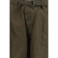 Bicolor Nylon Cargo Pants