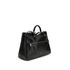 Black Calf Leather Bos Taurus Shoulder Bag
