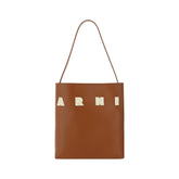 Brown Calf Leather Bos Taurus Shoulder Bag