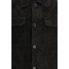 Black Calf Leather Bos Taurus Clothing