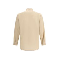 Beige Tencel Dress Shirt