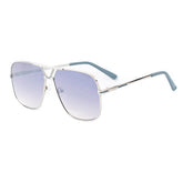 Gray Metal Sunglasses