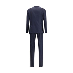 Blue Wool Two-Piece Suit