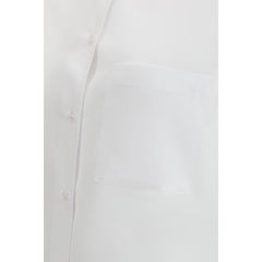 قميص قطني أبيض