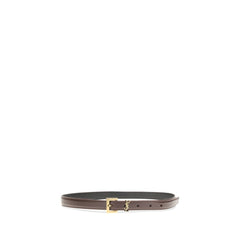 Brown Calf Leather Bos Taurus Thin Belt