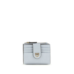 محفظة بوس توروس من جلد العجل الأزرق