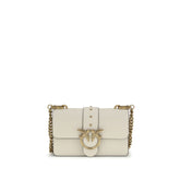 Beige Calf Leather Bos Taurus Shoulder Bag