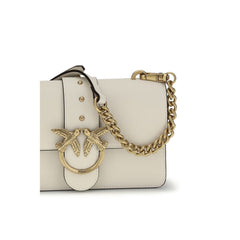 Beige Calf Leather Bos Taurus Shoulder Bag