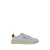 White Calf Leather Bos Taurus Low Top Sneakers