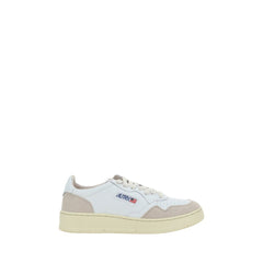 White Calf Leather Bos Taurus Low Top Sneakers