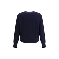 Blue Merino Wool Sweatshirt
