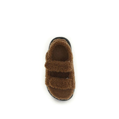 Brown Polyamide Slippers
