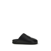 Black Calf Leather Bos Taurus Mules