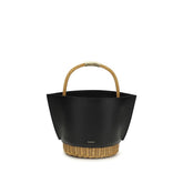 Black Calf Leather Bos Taurus Shoulder Bag