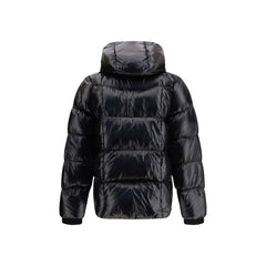 Black Polyamide Full-Length Jacket