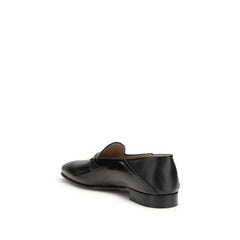 Black Hagfish Slip-On Loafers