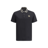 Black Cotton Polo Shirt