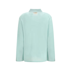 Blue Cashmere Dress Shirt