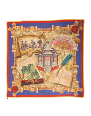 Multicolor Italy China Shawl Wrap 140cm x 130cm Scarf