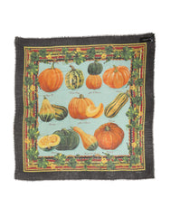 Multicolor Pumpkin Cashmere Stole 137cm x 133cm Scarf