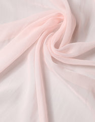 Light Pink Silk Neck Wrap Foulard 91.5cm x 88cm Scarf