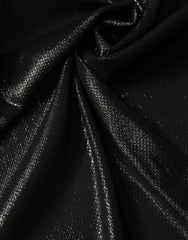 Black Silk Square Wrap Shawl Foulard 122cm x 120cm Scarf