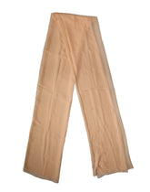 Beige Silk Neck Wrap Shawl Stole 272cm x 120cm Scarf