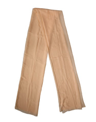 Beige Silk Neck Wrap Shawl Stole 272cm x 120cm Scarf