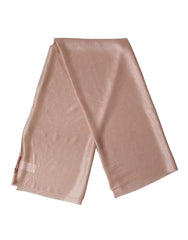 Light Pink Silk Foulard Wrap Shawl 119cm x 107.5cm Scarf