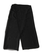 Black Silk Neck Wrap Shawl Stole 167cm x 126cm Scarf