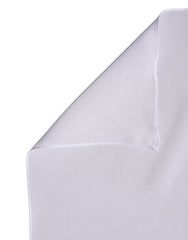 White Silk Neck Wrap Shawl Stole 200cm x 64cm Scarf