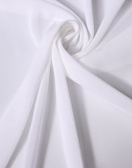 White Silk Neck Wrap Shawl Stole 200cm x 64cm Scarf
