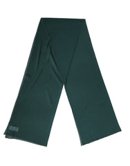 Dark Green Silk Neck Wrap Shawl Stole 200cm x 64c Scarf