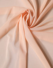 Peach Silk Neck Wrap Shawl Women Stole 200cm x 64cm Scarf