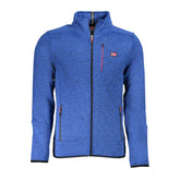 Blu Polyester Men Sweatshirt