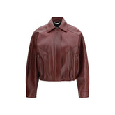 Bordeaux Leather Jacket
