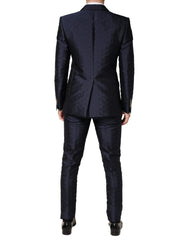 Dark Blue Double Breasted SICILIA 2 PC Suit