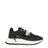 Gray Leather Sneakers