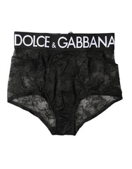 Black Logo Girdle High Waist Panty Underwear