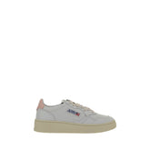 White Calf Leather Bos Taurus Low Top Sneakers