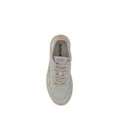 White Calf Leather Bos Taurus Low Top Sneakers
