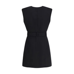 Black Fleece Wool Cocktail Dress