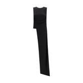 Black Viscose Cocktail Dress
