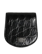 Black Exotic Skin Condom Case Holder Pocket Wallet