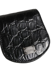 Black Exotic Skin Condom Case Holder Pocket Wallet