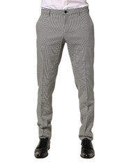 Gray Cotton Skinny Dress Formal Trouser Pants