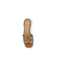 Multicolor Calf Leather Bos Taurus Sandals