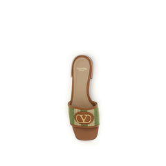 Multicolor Calf Leather Bos Taurus Sandals