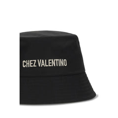 Black Cotton Bucket Hat