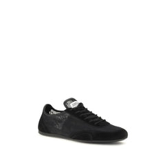 Black Calf Leather Bos Taurus Athletic Sneakers